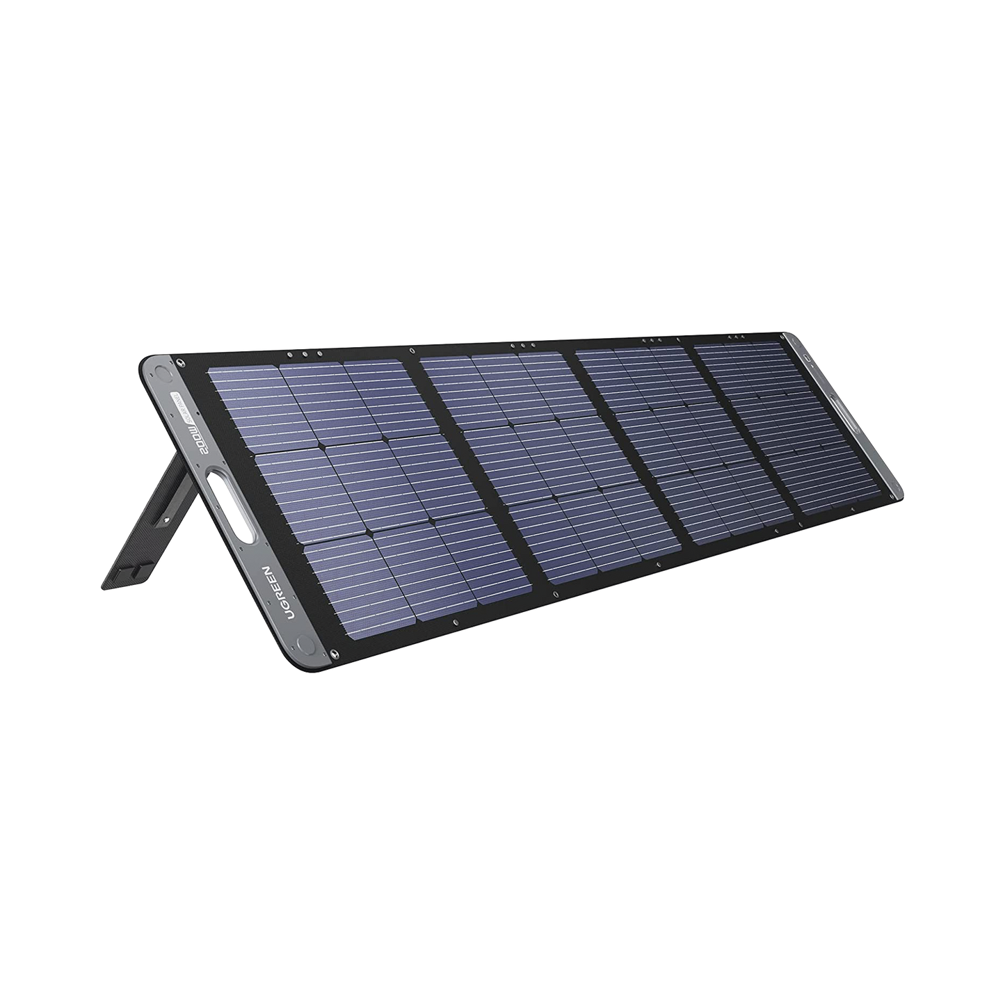 Panel Solar Plegable 200W / Recomendado para el Power Station Portable de 1200W UGREEN /  Alta Eficiencia de Conversión / Alineación Inteligente de la Luz Solar / Resistente Al Agua y Duradero / Incluye Cable XT60 Macho a Macho 2m.