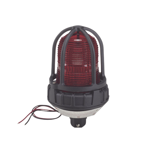 Luz estroboscópica para ubicaciónes peligrosas,  montaje tipo tubo, 230-240Vca, rojo