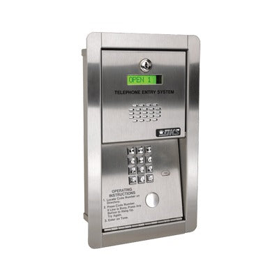 Audioportero telefónico / 600 números telefónicos / Control para 2 puertas / Empotrable / Marcación a 16 digitos / Linea digital o análoga