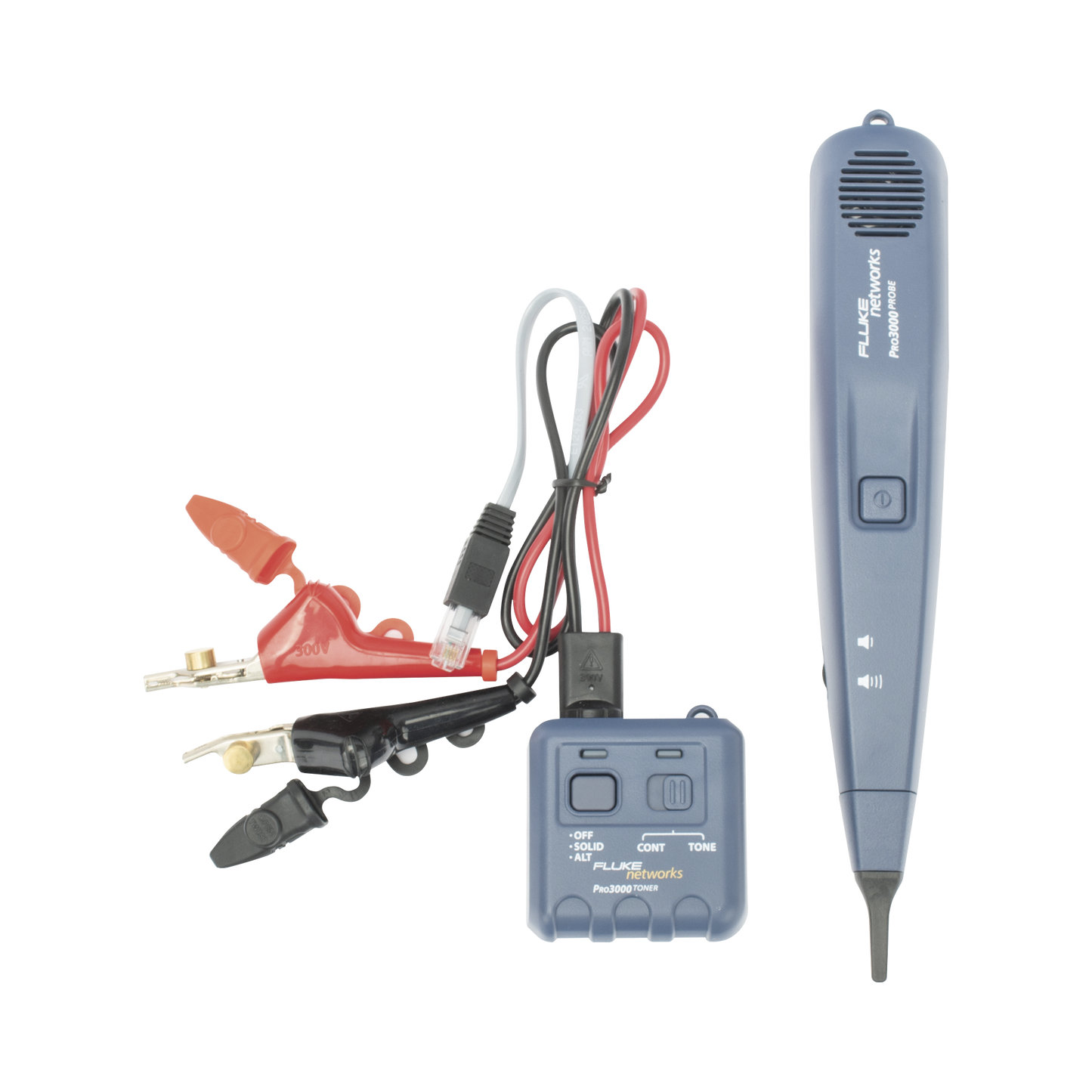 Generador y Sonda (Detector) de Tonos PRO3000™, Para Identificación de Señales Analogicas en Cableado Inactivo
