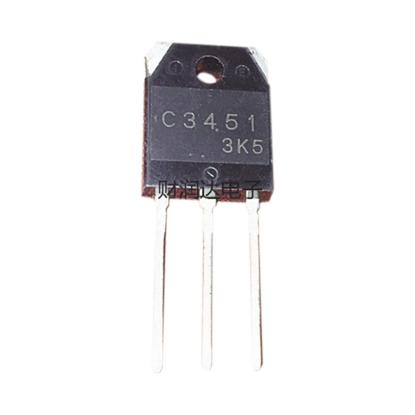 Transistor de Potencia en Silicio tipo NPN, 500 Vc-b, 15 A. 100 Watt, TO-3PA .