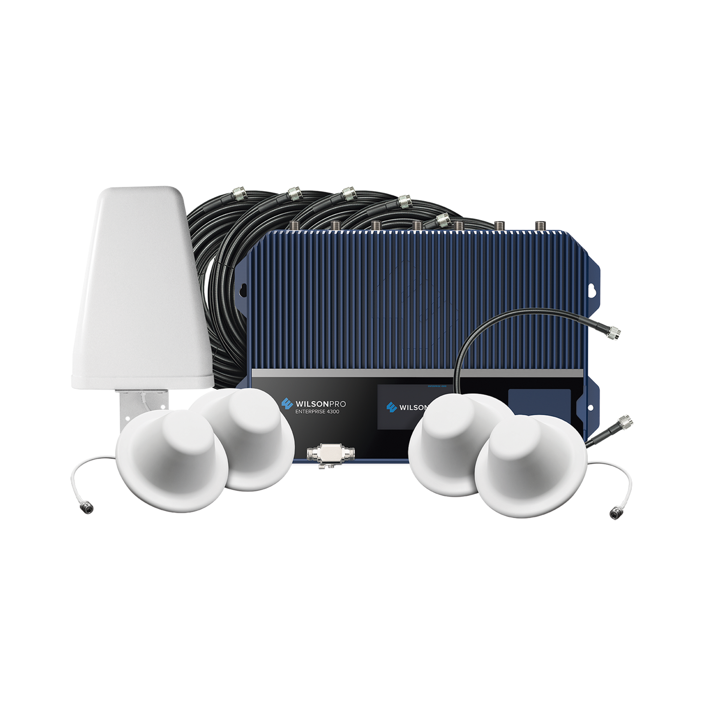 KIT Amplificador de Señal Celular, ENTERPRISE 4300/ Para Montaje en Pared/ Mejora la Señal de los principales operadores | Cubre áreas de hasta 9200 metros cuadrados