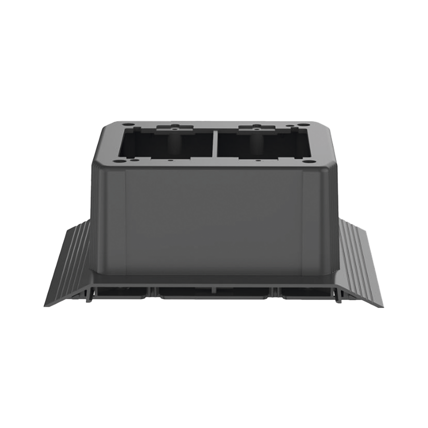 Caja de Conexión Doble, Para Uso con Canaleta de Piso AFR4BCBL6, Material PVC Rígido, Color Negro