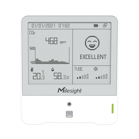 Display LoRaWAN con sensor de temperatura, humedad y calidad del aire