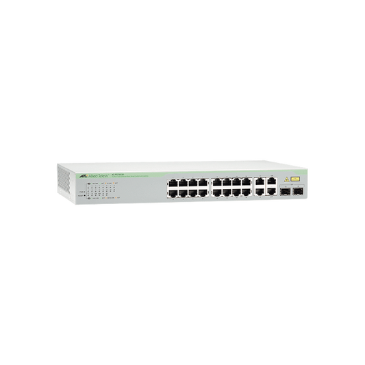 Switch WebSmart de 16 puertos 10/100 Mbps + 2 puertos 10/100/1000 Mbps + 2 SFP Gigabit Combo
