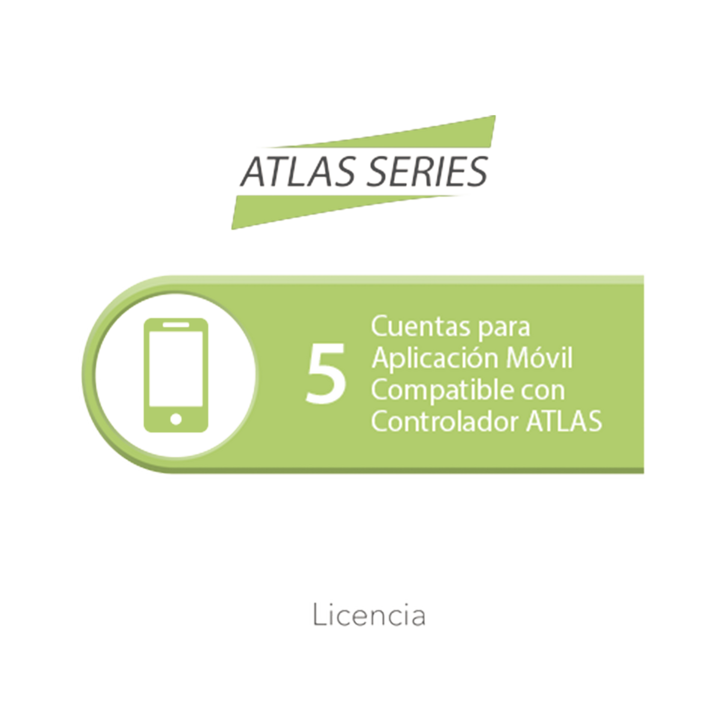 Licencia de 5 cuentas para aplicación Móvil compatible con controlador ATLAS