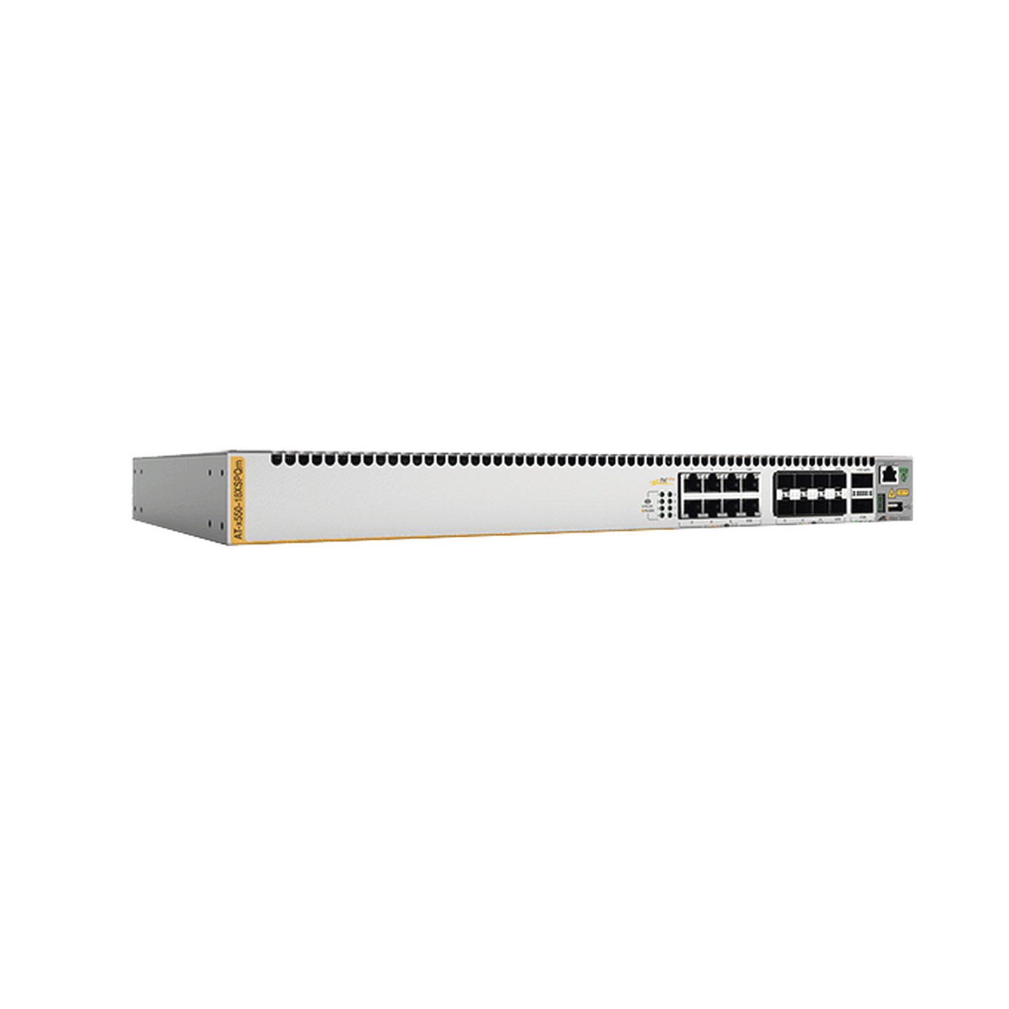 Switch Stackeable Inteligente Capa 3, 8 puertos 1 G / 2.5 G / 5 G / 10 G BaseT PoE+, 8 puertos 1 G / 10 G SFP+ y 2 puertos 40 G QSFP, 240 W