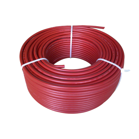 Cable Fotovoltaico Rojo / Cobre / 16 mm² ( 6 AWG ) / 2000V / Rollo de 100m