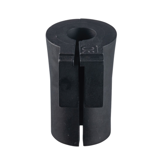 Pasacable Grommet de Entrada de Cable Terminado, Sencillo y Pequeño, 0.24"-0.28", Color Negro. Paquete de 12 Piezas