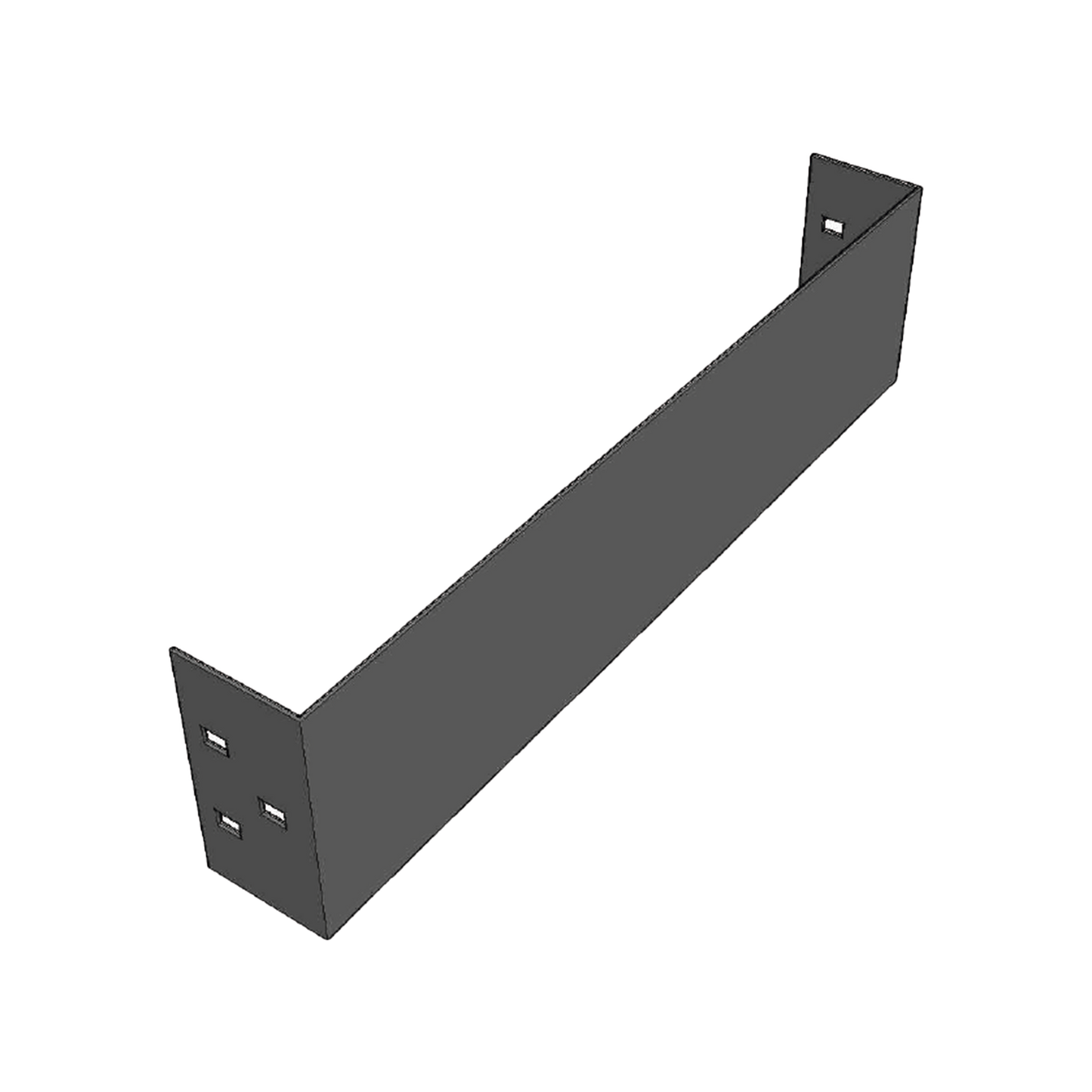 Placa de Cierre para Escalera de Aluminio / Peralte 3 1/4" / Ancho 12" / Incluye Tornillería