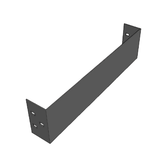 Placa de Cierre para Escalera de Aluminio / Peralte 3 1/4" / Ancho 9" / Incluye Tornillería