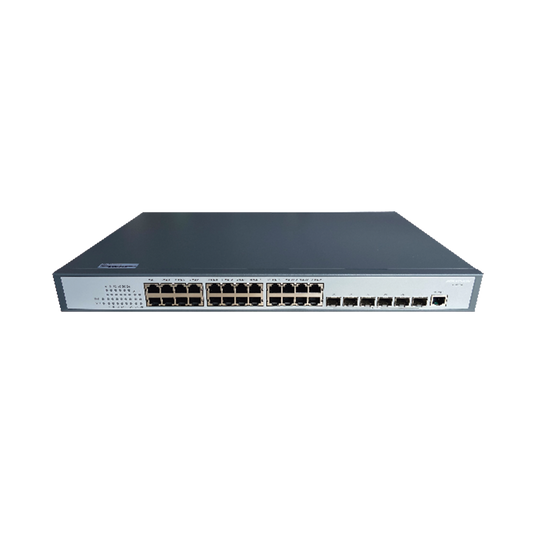 Switch Gigabit / Administrable Capa 3 / 24 puertos 10/100/1000 Mbps / 6 puertos SFP+ 10 G de Uplink.