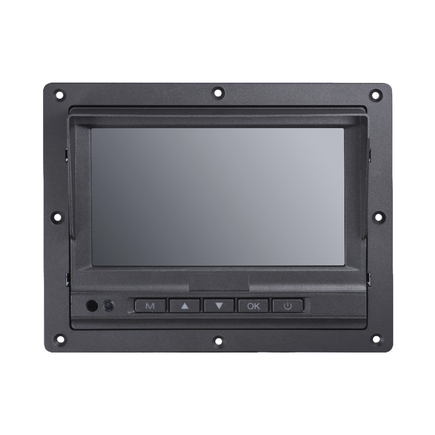 Monitor Táctil (Touch) y Botones de 7" LCD /  Compatible con DVR Móvil HIKVISION / Conector Tipo Aviación