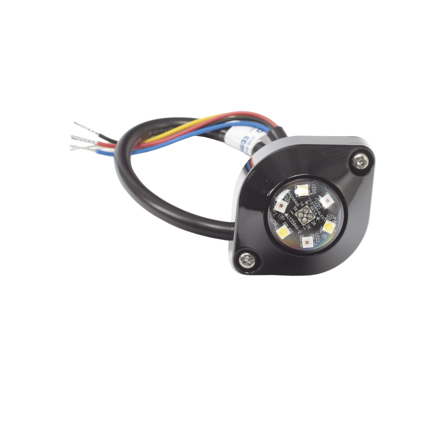 Lámpara Oculta de 6 LED Color Ámbar/Claro Serie ED9015