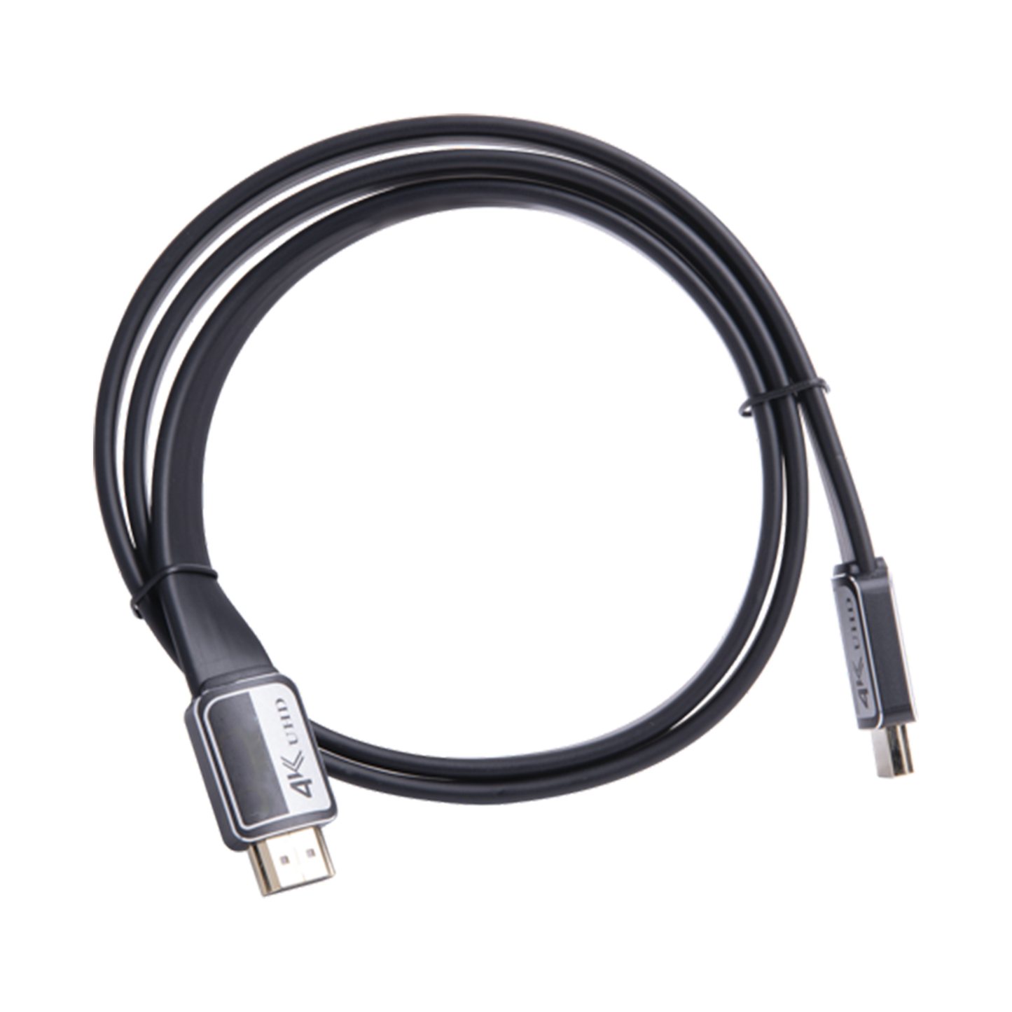 Cable HDMI de 1m | Alta Definición | Longitud | Version 2.0 | Alta velocidad 18Gbps | 4K@60Hz | Conectores Chapados en Oro | Tipo Redondo