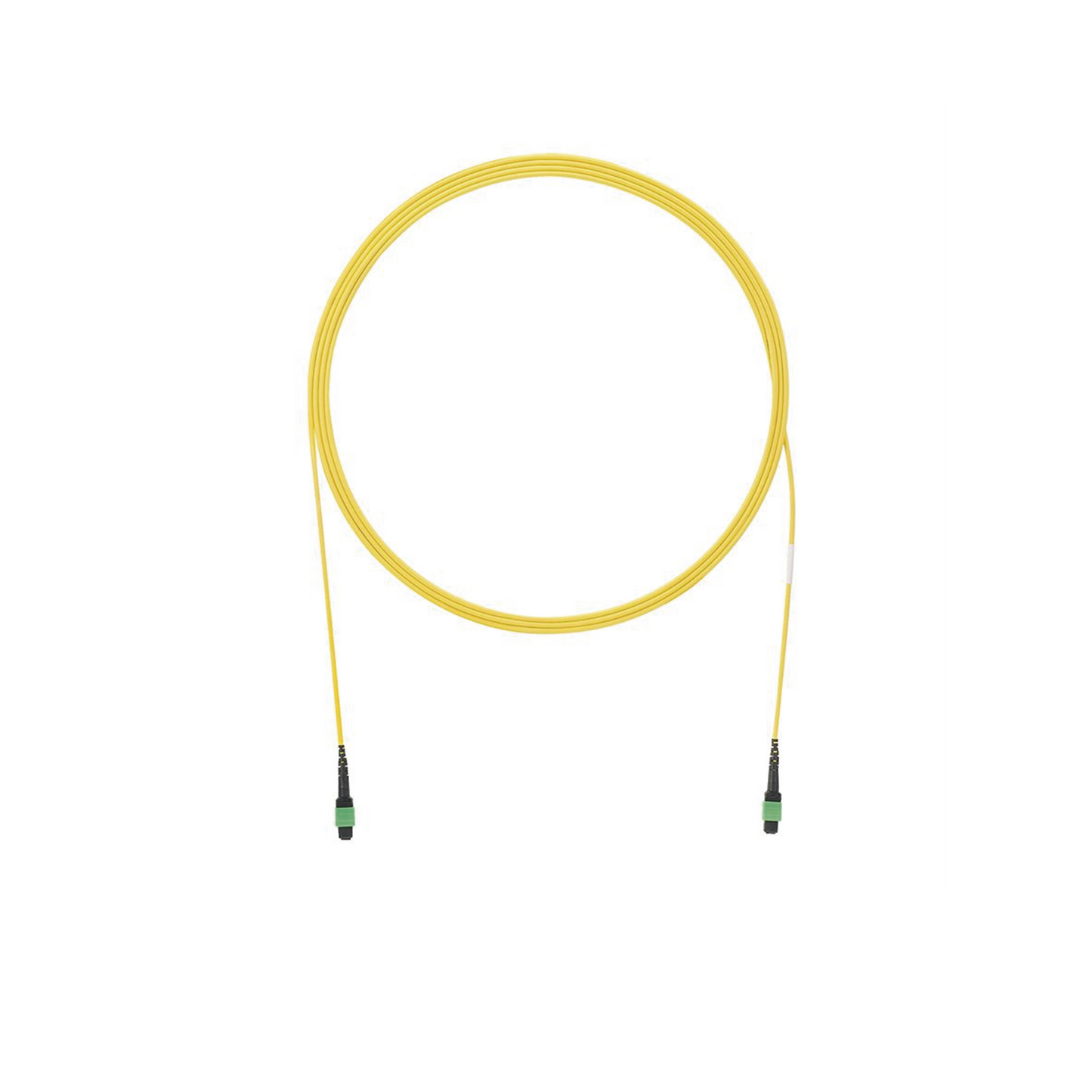 Cable de Interconexión de 12 Fibras Ópticas Monomodo OS2, de PanMPO Hembra a PanMPO Hembra, Polaridad A, LSZH, de 1.5 Metros