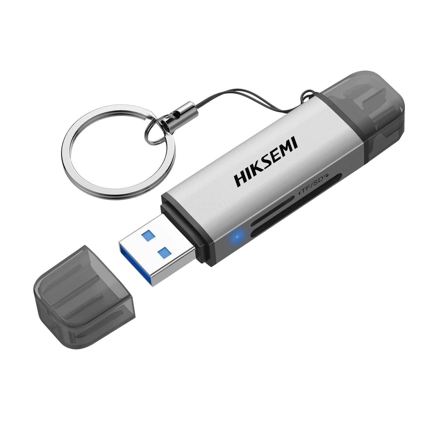 Lector de tarjetas 2 en 1 / Conector Dual USB-A  y USB-C / Soporta SD y MicroSD