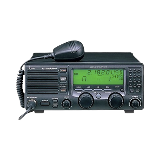 Radio Móvil  HF, 150 W PEP inferior a 24MHz, 60 W PEP superior a 24MHz, gran pantalla de matriz de puntos de fácil acceso.