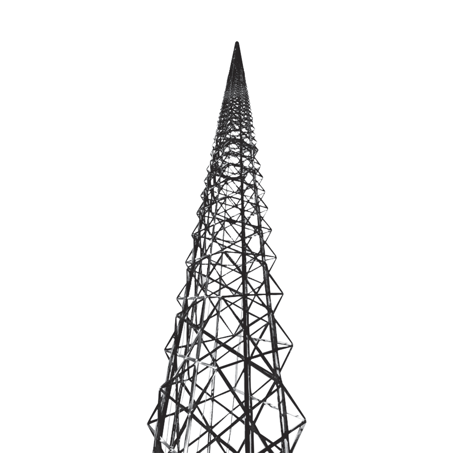 Torre de Fibra de Carbono 18.3 metros (60 pies) Autosoportada- ULTRA LIGERA.