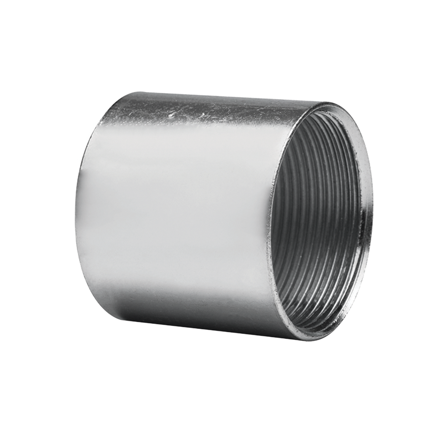 Cople Galvanizado  de 1" (25 mm) para Tubo Conduit Cédula 40.