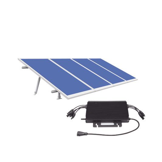 Kit Solar para Interconexión de 1.8KW de Potencia Pico 220Vca con Microinversor y 4 Módulos de 450 W (Incluye Montaje).