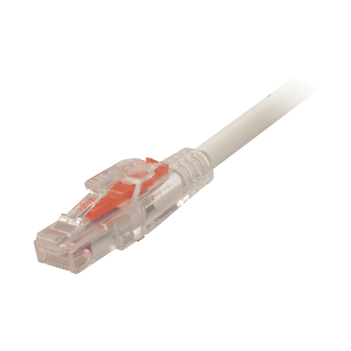 Patch Cord LockIT ™ Cat6 UTP, CM / LS0H, 7ft, Color Blanco, 26 AWG