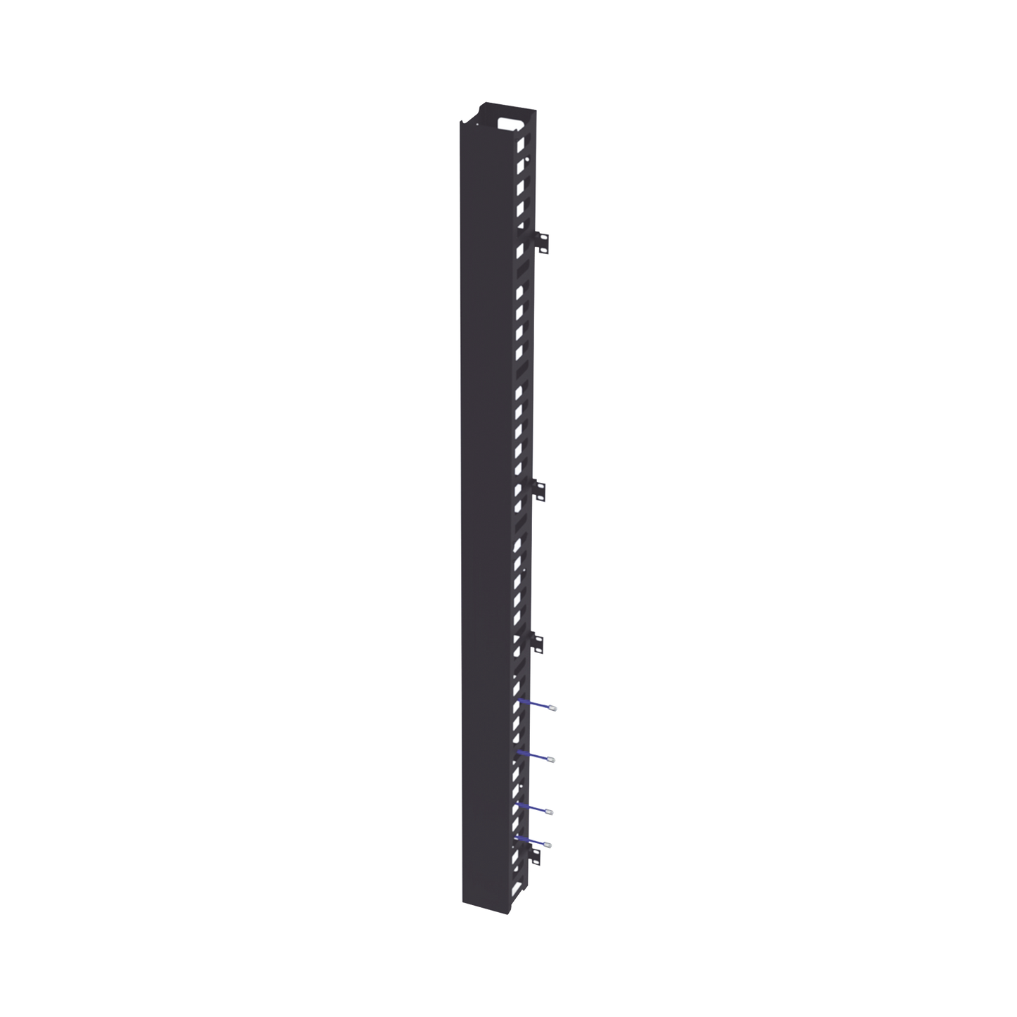 Kit Organizador Vertical de Cable Sencillo para Rack Abierto de 42 Unidades para EIQR3242 y EIRL5542DR.