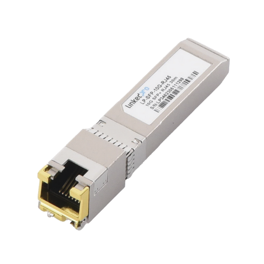 Transceptor SFP+ a RJ45 / 10 Gbps / Conector RJ45 / Distancia de hasta 30 m.