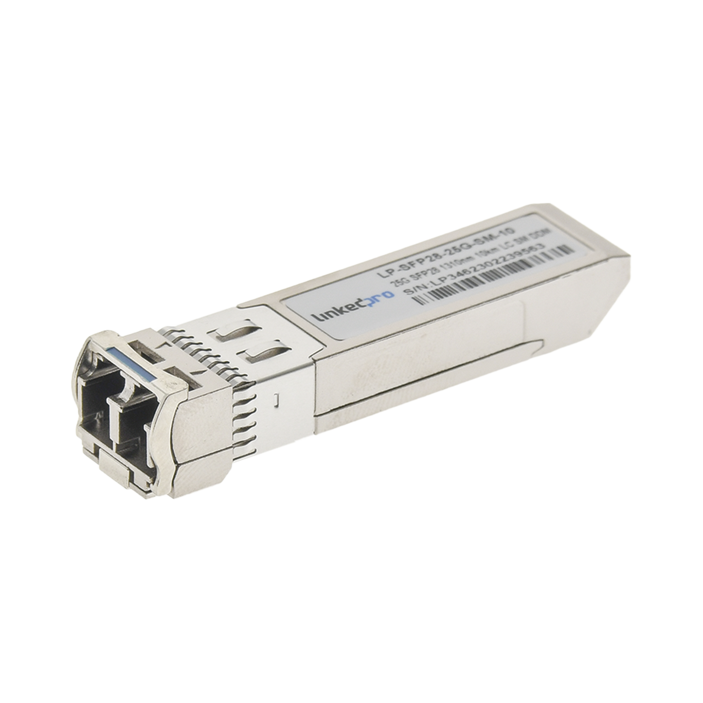 Transceptor SFP28 (Mini-Gbic) / Monomodo / 25 Gbps de velocidad / Conectores LC Dúplex / Hasta 10 km de Distancia