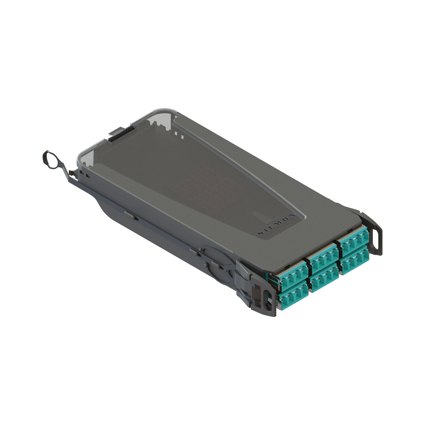 Cassette para empalme (Fusión) LightVerse, Hasta 24 fibras, Conectores  LC/UPC "Shuttered", para fibra Multimodo OM4, 900um, 1 metro