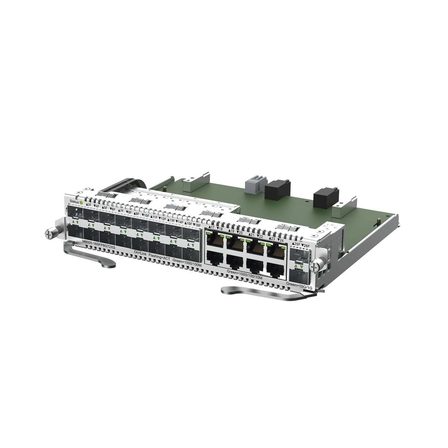 Tarjeta switch de 16 puertos SFP y 8 RJ45 Gigabit para RG-NBS6002