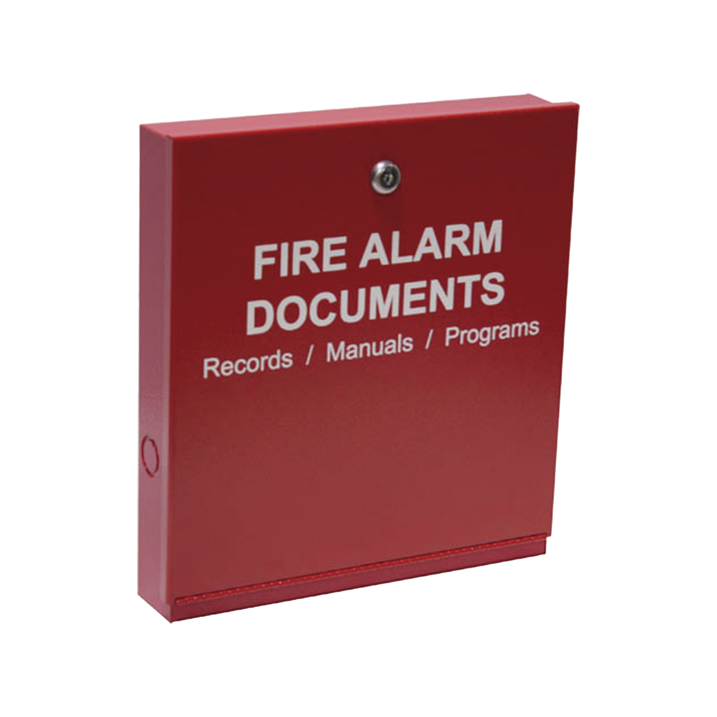 Gabinete para documentos del sistema de alarma contra incendios