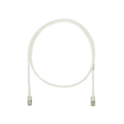 Cable de parcheo UTP Categoría 5e, con plug modular en cada extremo - 4.3 m. - Blanco mate