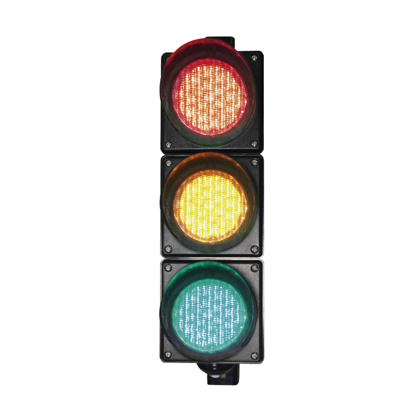 Semáforo / Señalización Rojo, Verde y Amarillo / Diametro 100mm / LED / 110vca.