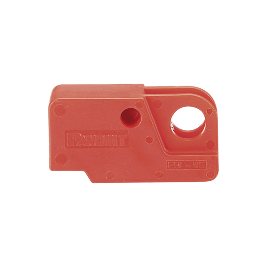 Dispositivo de Bloqueo LOTO para Interruptores Eléctricos de Palanca, de 15.2 x 22.3 mm, Color Rojo
