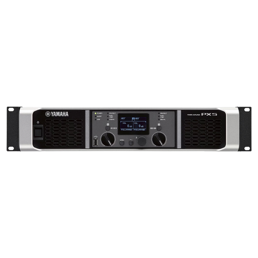 Amplificador de audio Clase D | 500 W x 2 a 8Ω | 800 W x 2 a 4Ω. | Baja Impedancia | Procesamiento Inteligente