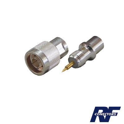 Conector N macho para cable BELDEN 9913, 7810A, 8214; ANDREW CNT-400; Syscom RG8/U-SYS, RFLASH-1113
