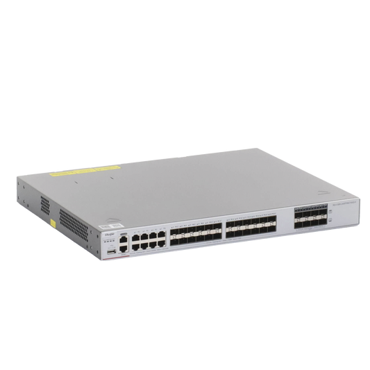 Switch Core Administrable Capa 3 con 8 puertos Gigabit, 24 SFP y 8 SFP+ Combo para fibra 10Gb, gestión gratuita desde la nube.