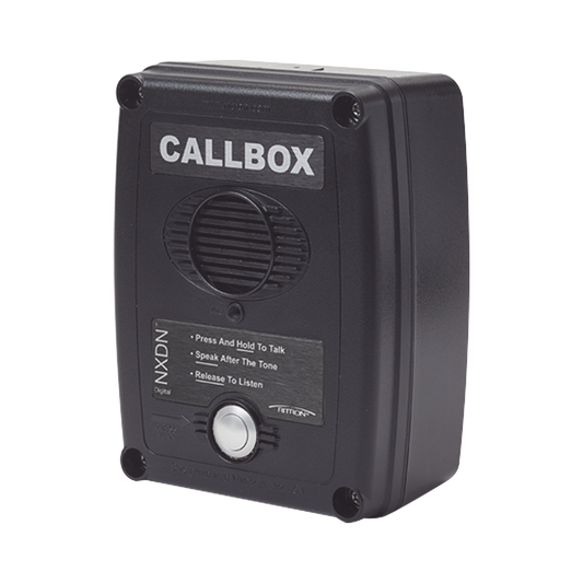Callbox Digital NXDN, Intercomunicador Inalámbrico Vía Radio VHF 150-165MHZ, Serie XD en Color Negro