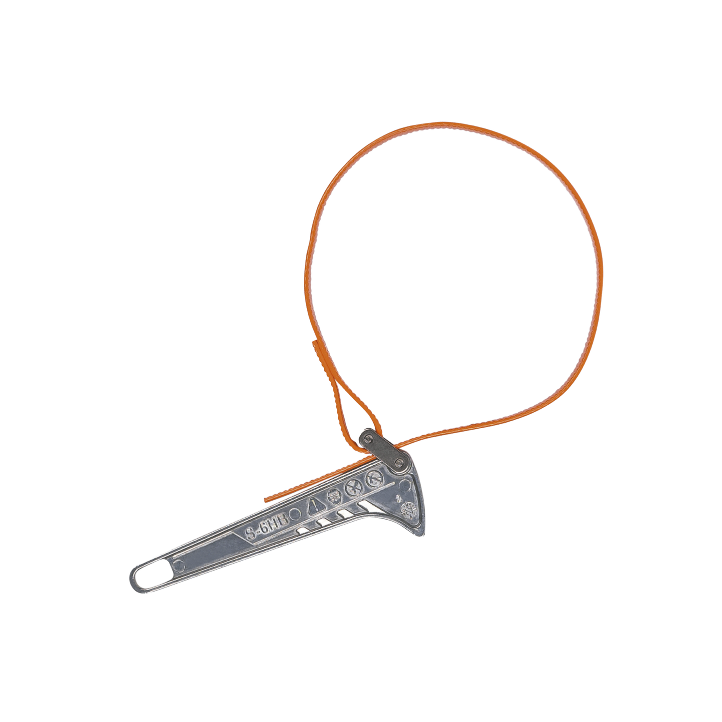 Llave de Cinta Grip-It™ de 3.8 a 12.7 cm de diámetro y 30.5 cm de largo en forma de L. Ideal para Apretado / Aflojado de Tubos, Filtros, Barras, etc.