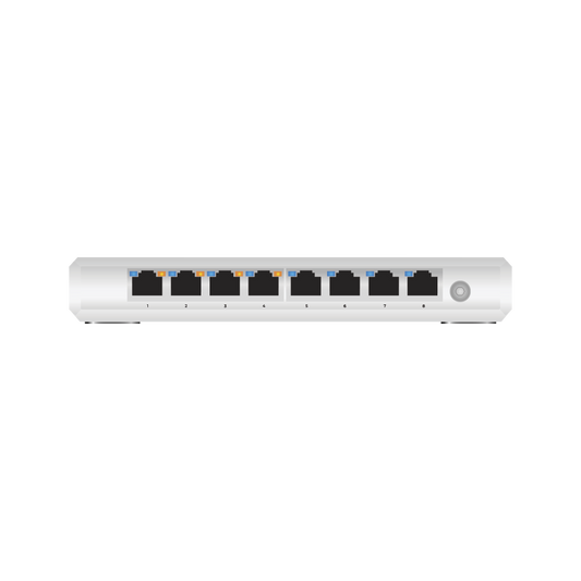 Switch Gigabit PoE+ Administrable / 8 puertos 10/100/1000 Mbps (4 de ellos PoE+ 802.3af/at) / Hasta 60W / Administración nube gratuita