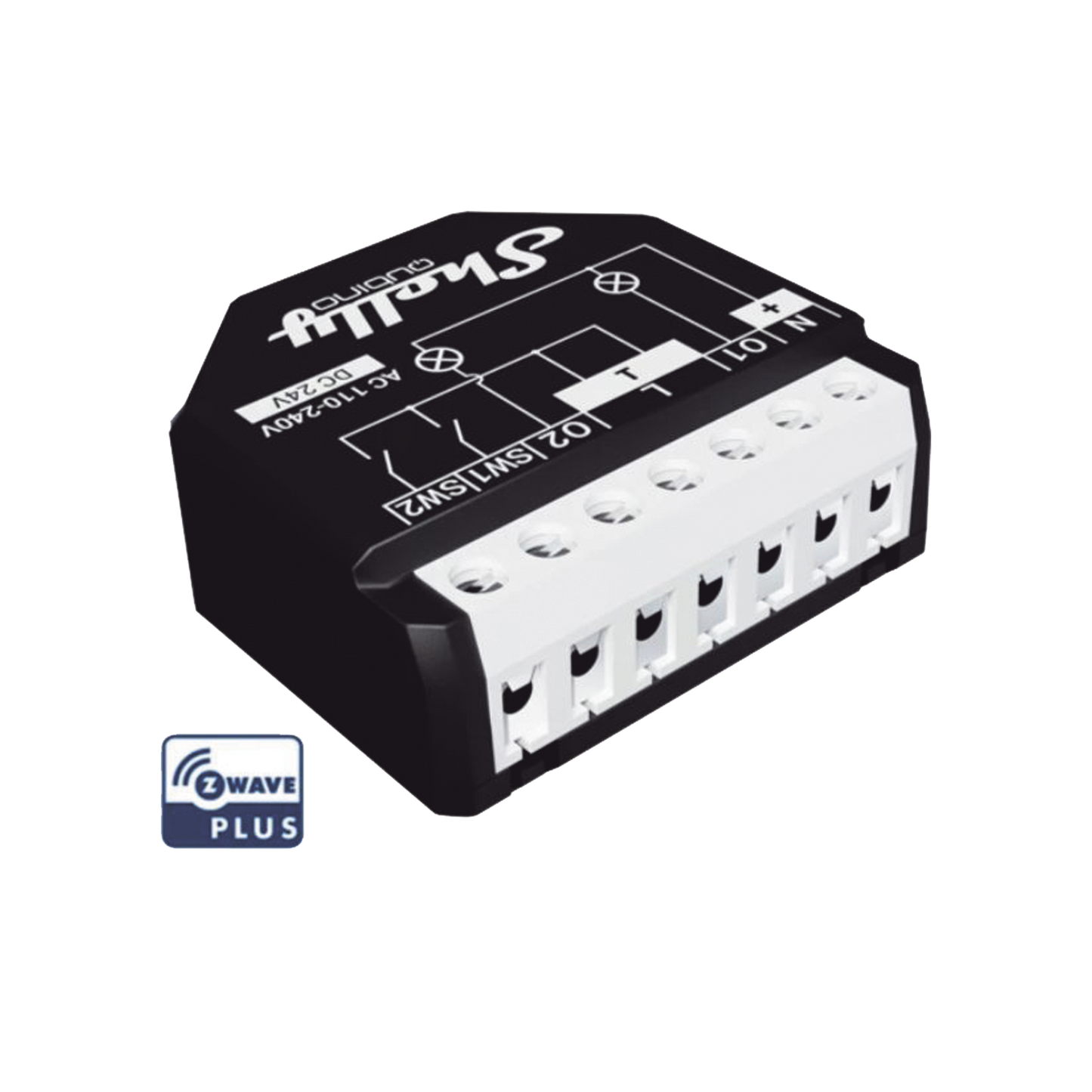 Relevador inalámbrico inteligente 16A, 110-230 V, compatible con HUB Zwave, HC8 hubitat y otros