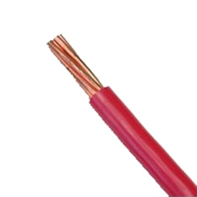 Cable Eléctrico 8 awg  color rojo,Conductor de cobre suave cableado. Aislamiento de PVC, auto extinguible. BOBINA 100 MTS