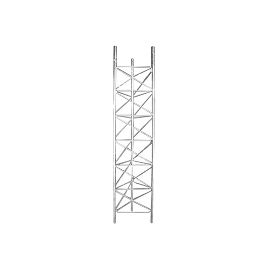 Tramo de Torre de 3 m x 60 cm de Ancho (Tubo 1 1/4" Ced. 40), Galvanizado por Inmersión en Caliente, Hasta 99 m de Elevación.
