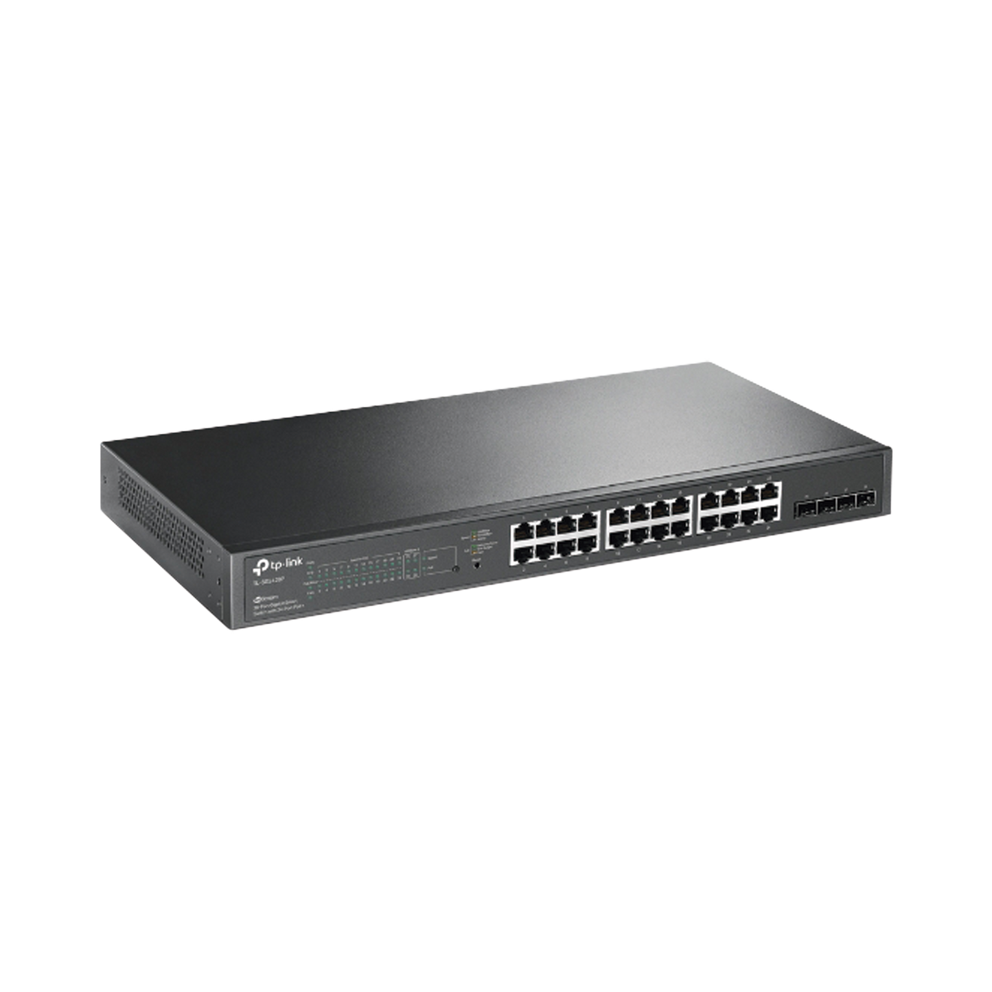 Switch PoE JetStream SDN Administrable 24 puertos 10/100/1000 Mbps + 4 puertos SFP, 24 puertos PoE, 250W, administración centralizada OMADA SDN