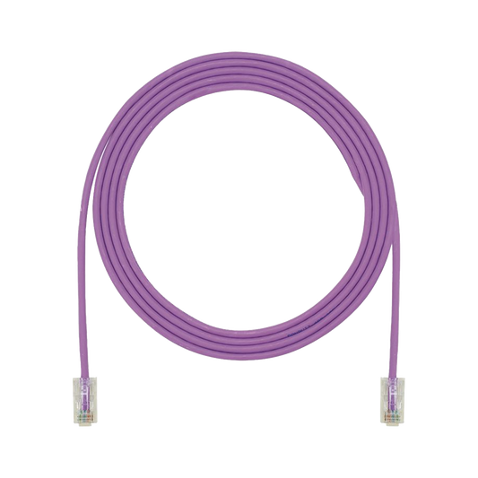 Cable de Parcheo UTP, Cat6A, 24 AWG, CM, Color Violeta, 15ft