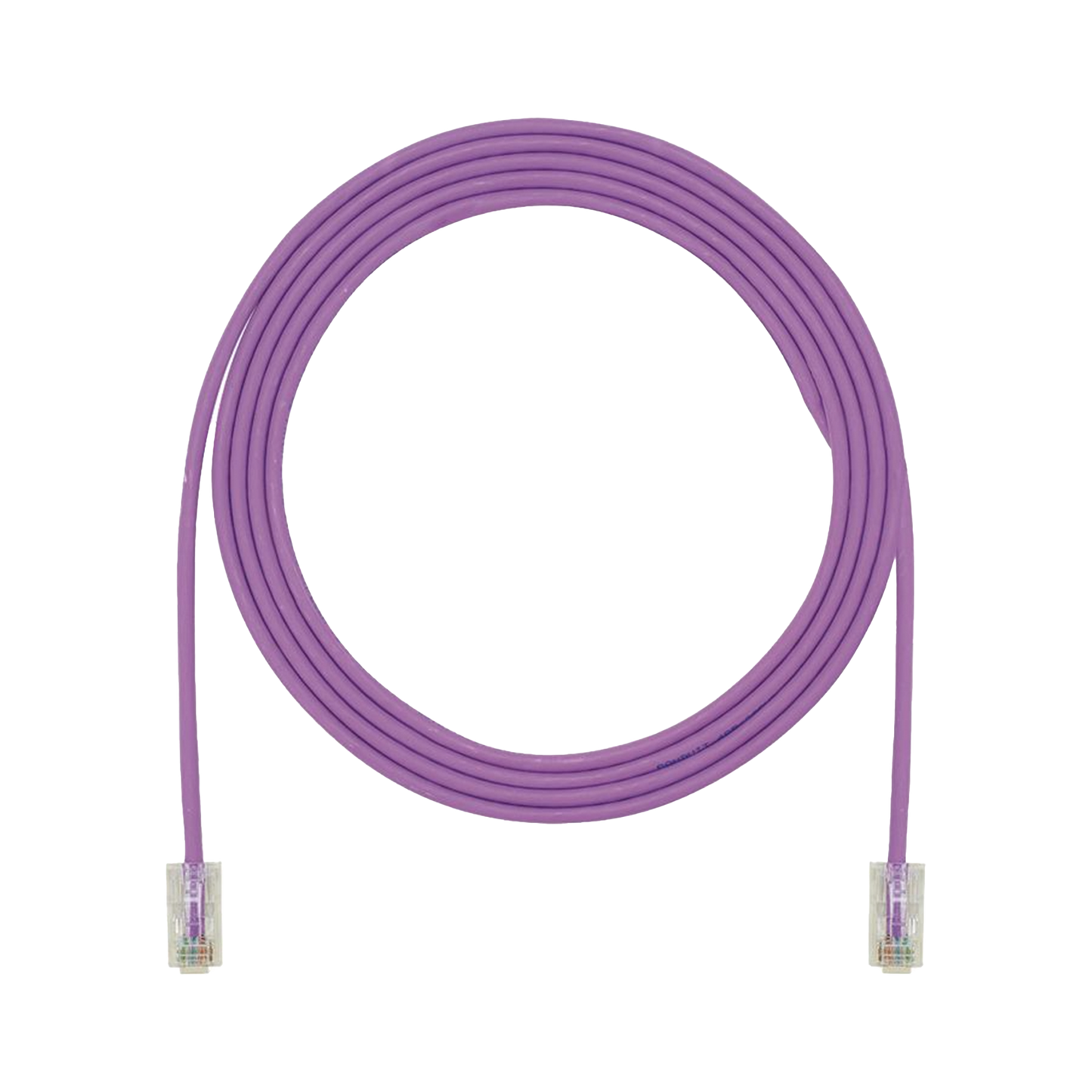 Cable de Parcheo UTP, Cat6A, 24 AWG, CM, Color Violeta, 20 m.