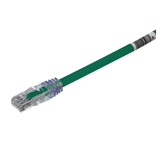 Cable de Parcheo UTP, Cat6A, 24 AWG, CM, Color Verde, 25ft