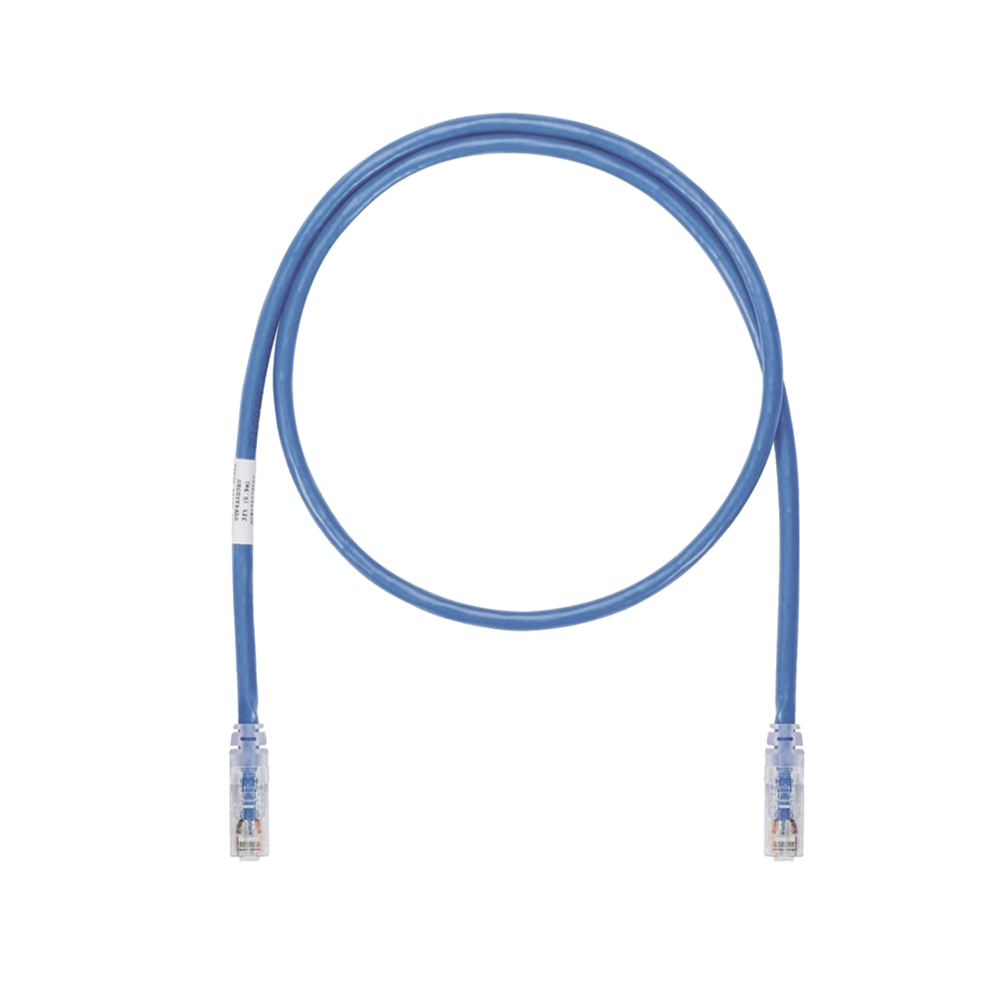Cable de Parcheo UTP, Cat6A, 24 AWG, CM, Color Azul, 3 m.