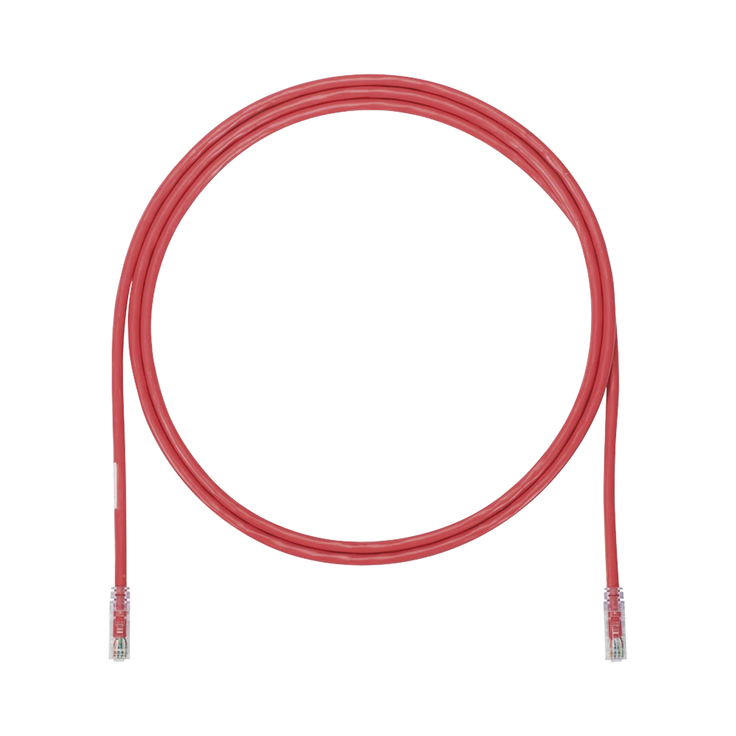 Cable de Parcheo UTP, Cat6A, 24 AWG, CM, Color Rojo, 7ft